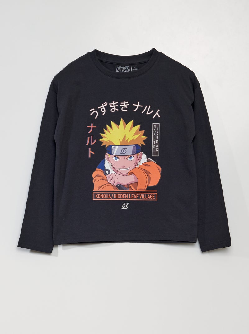 T-shirt 'Naruto' a maniche corte NERO - Kiabi