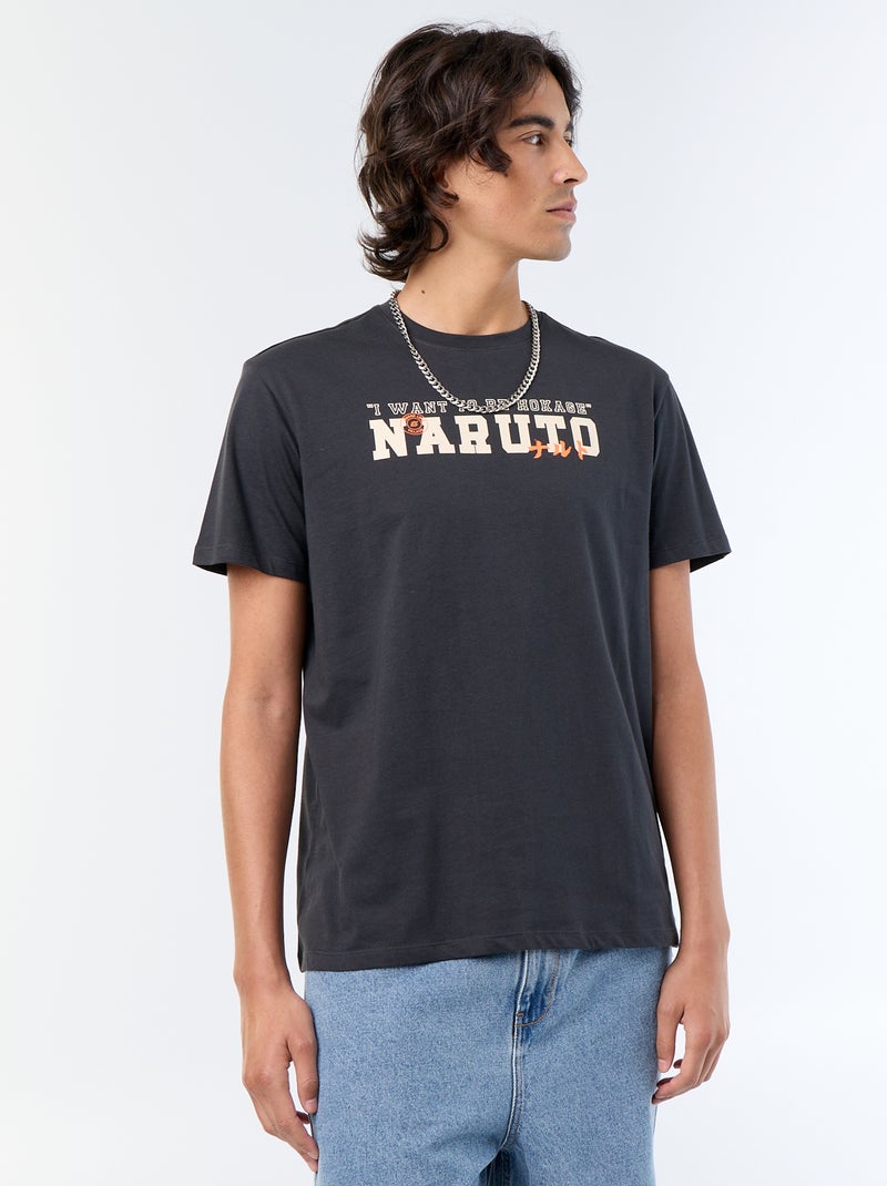T-shirt 'Naruto' a maniche corte Nero - Kiabi