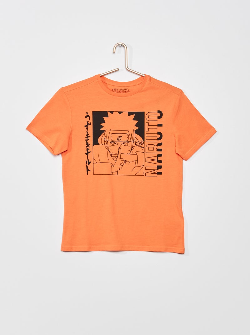 T-shirt 'Naruto' in jersey - arancio - Kiabi