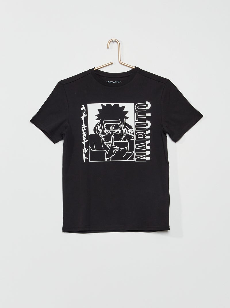 T-shirt 'Naruto' in jersey - Nero - Kiabi