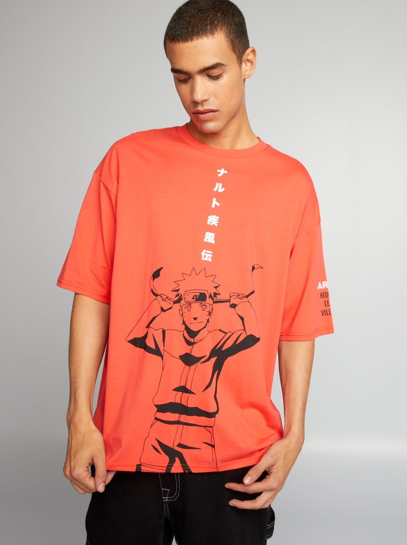 T-shirt 'Naruto' in jersey ROSSO - Kiabi