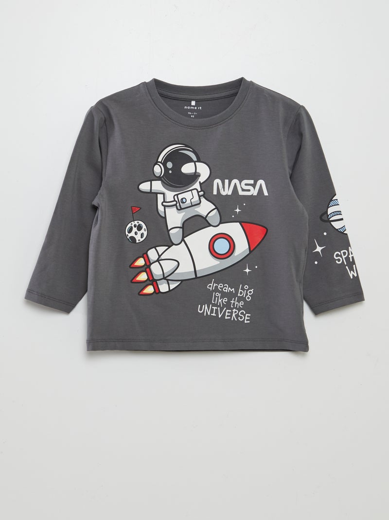 T-shirt 'NASA' - Name it GRIGIO - Kiabi