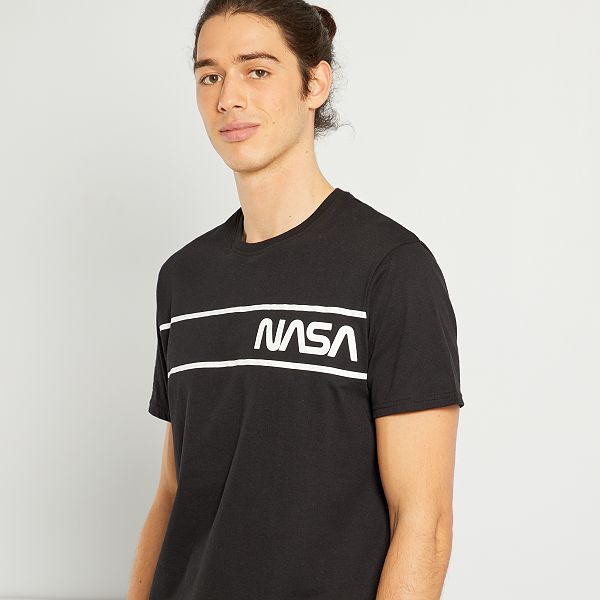 T-Shirt Uomo Nasa 100% Cotone Maglia Regular Fit Magliette Dresserd