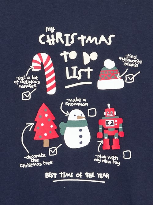 T-shirt \'Natale\' a maniche lunghe - Kiabi