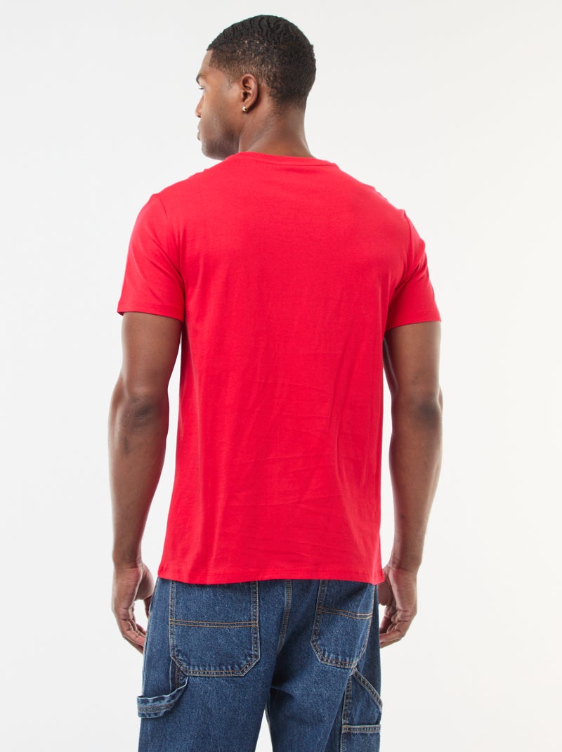 T-shirt natalizia fantasia Rosso - Kiabi