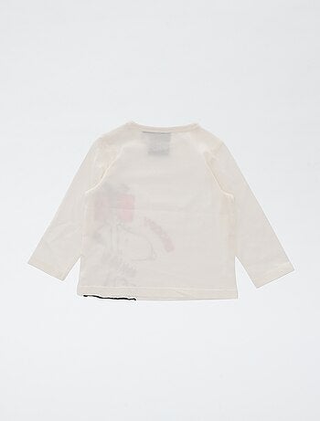 T-shirt natalizia stampata 'Snoopy' in cotone