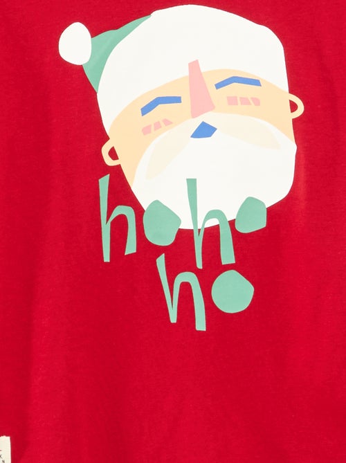 T-shirt natalizia taglio ampio in jersey di cotone - Kiabi