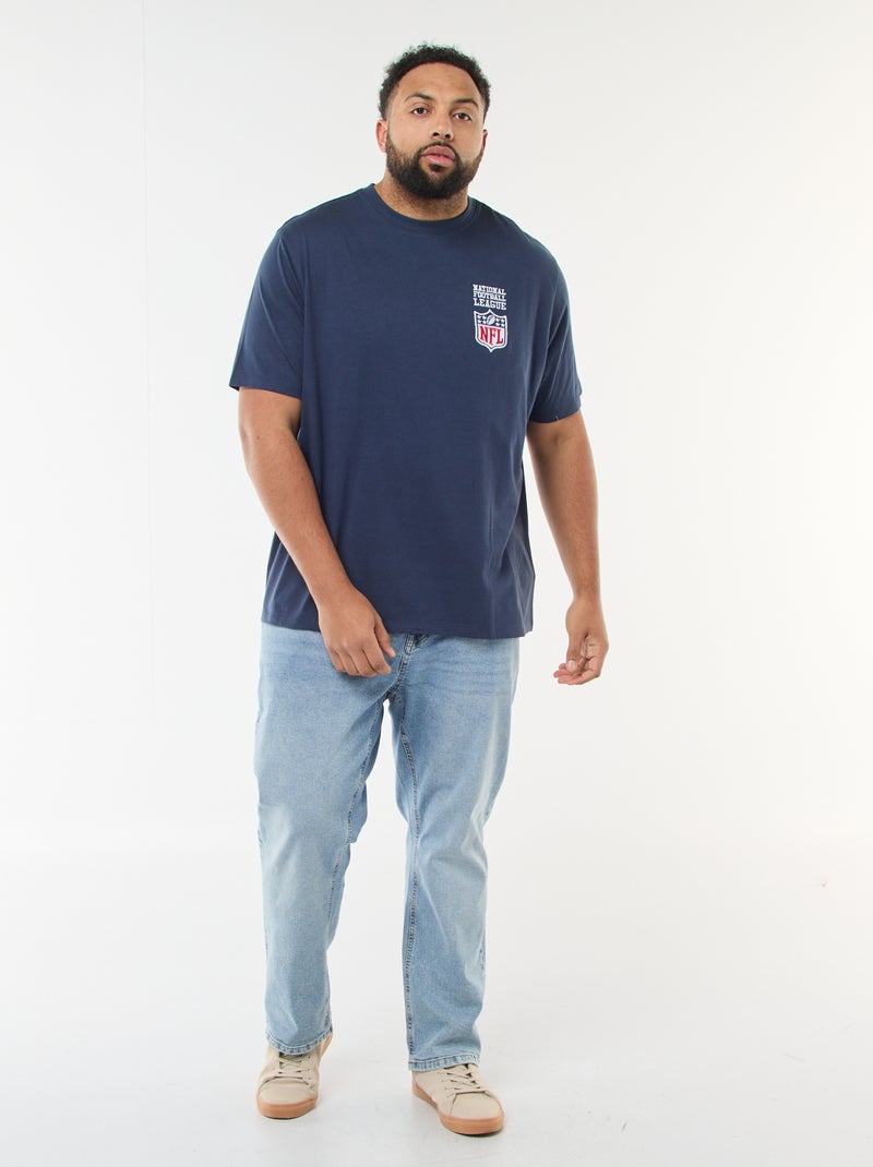 T-shirt 'National Football League' a maniche corte Blu - Kiabi