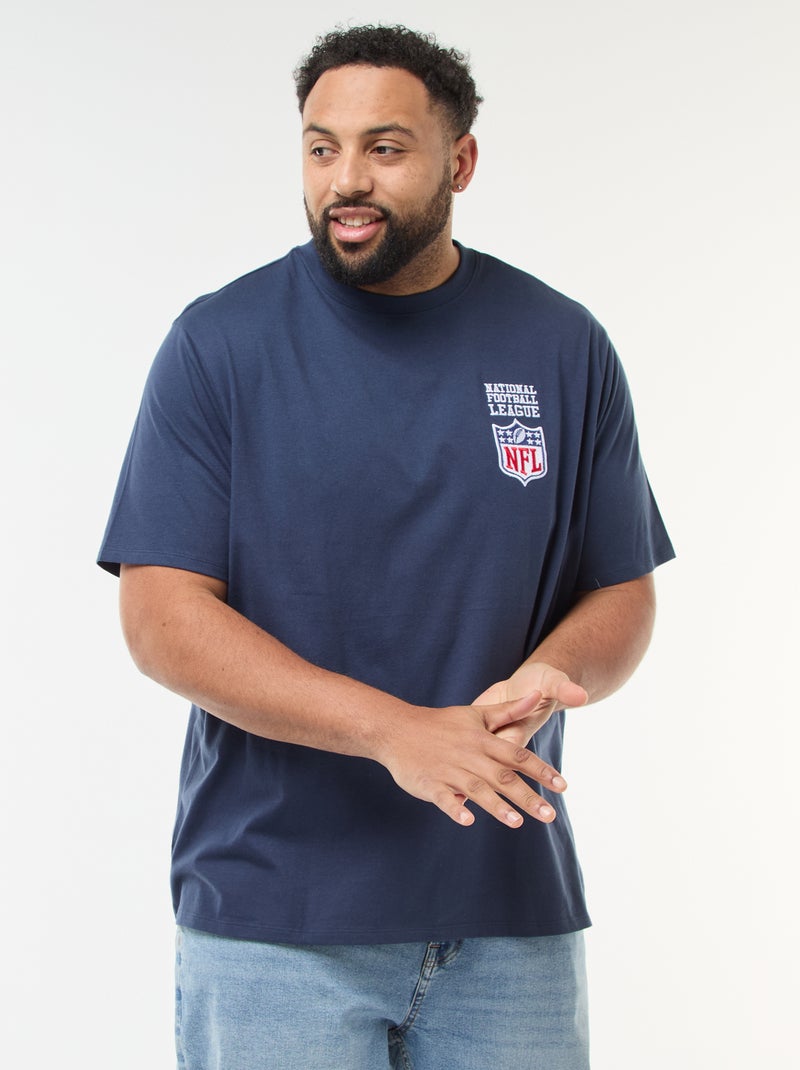 T-shirt 'National Football League' a maniche corte Blu - Kiabi