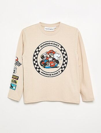 T-shirt "Nintendo" "Mario" a maniche lunghe