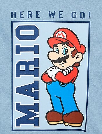 T-shirt "Nintendo" "Mario" a maniche lunghe