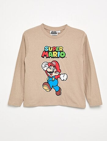 T-shirt "Nintendo" "Mario" a maniche lunghe