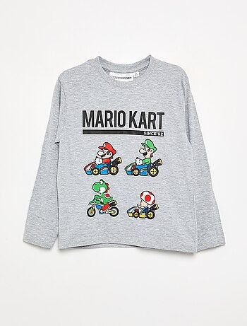 T-shirt "Nintendo" "Mario" a maniche lunghe