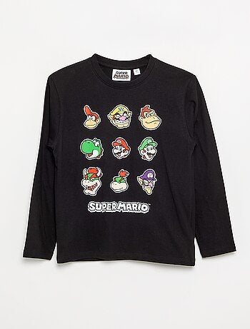 T-shirt "Nintendo" "Mario" a maniche lunghe
