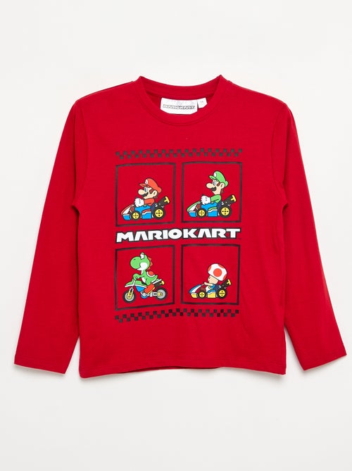 T-shirt "Nintendo" "Mario" a maniche lunghe - Kiabi