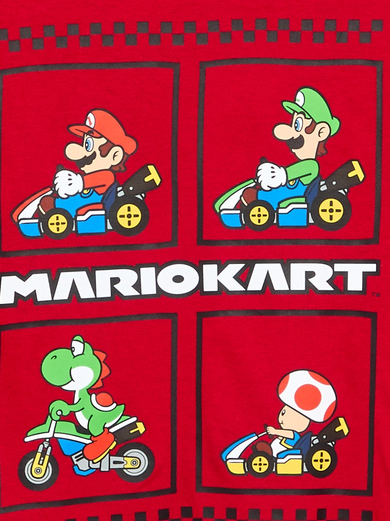 T-shirt "Nintendo" "Mario" a maniche lunghe Rosso - Kiabi