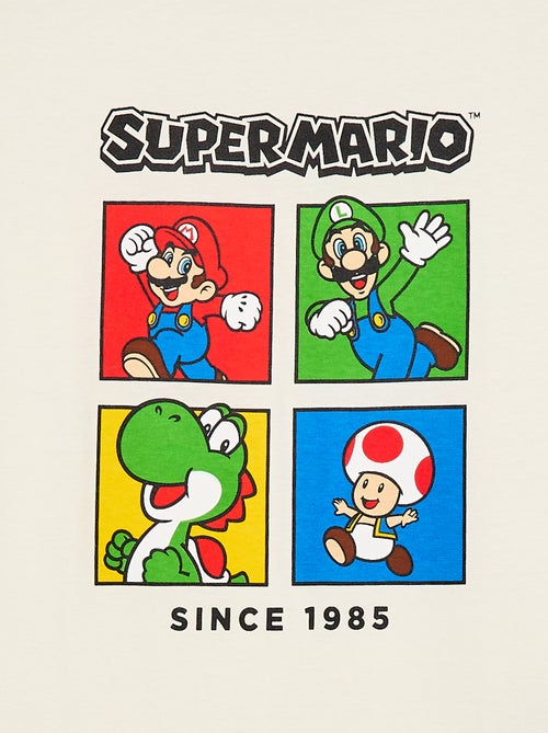 T-shirt 'Nintendo' 'Mario' in cotone tinta unita - Kiabi