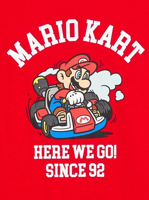 T-shirt 'Nintendo' 'Mario' in cotone tinta unita - Kiabi