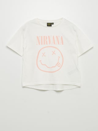 T-shirt 'Nirvana' a maniche corte