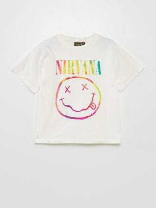 T-shirt 'Nirvana' a maniche corte