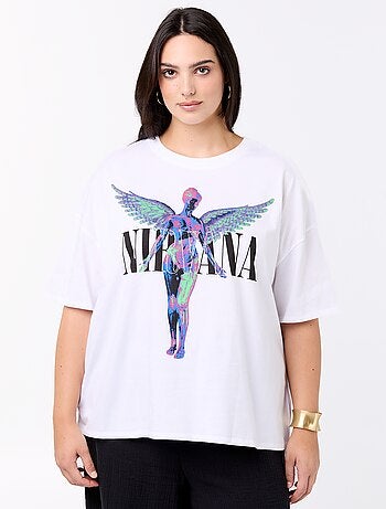 T-shirt 'Nirvana' a maniche corte