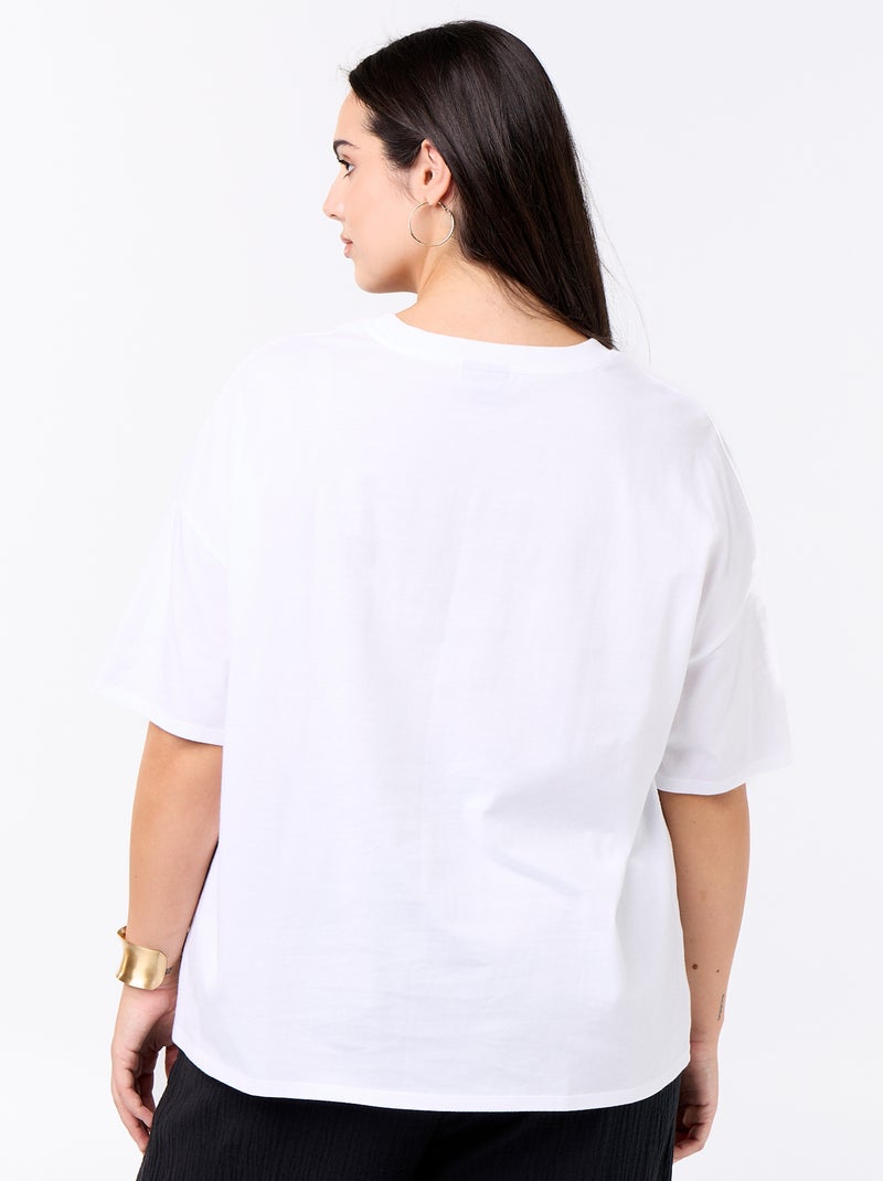 T-shirt 'Nirvana' a maniche corte Bianco - Kiabi