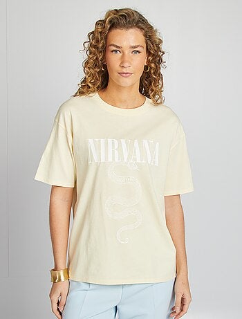 T-shirt 'Nirvana' a maniche corte