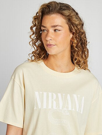 T-shirt 'Nirvana' a maniche corte