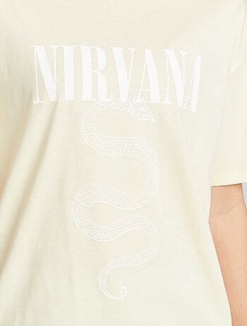 T-shirt 'Nirvana' a maniche corte