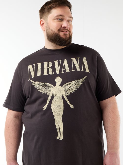 T-shirt 'Nirvana' a maniche corte stampato fronte/retro - Kiabi