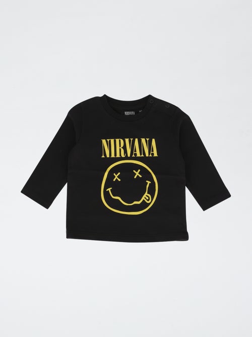 T-shirt \'Nirvana\' a maniche lunghe - Kiabi