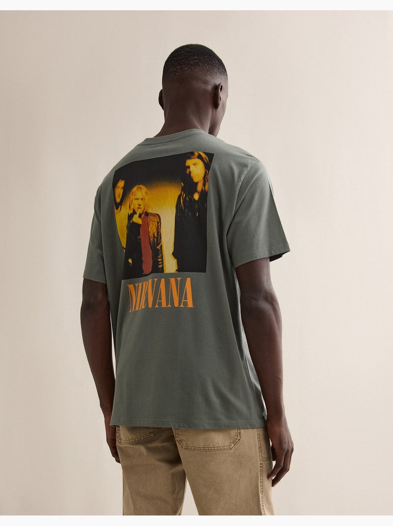 T-shirt Nirvana, MO Fashion Grigio - Kiabi