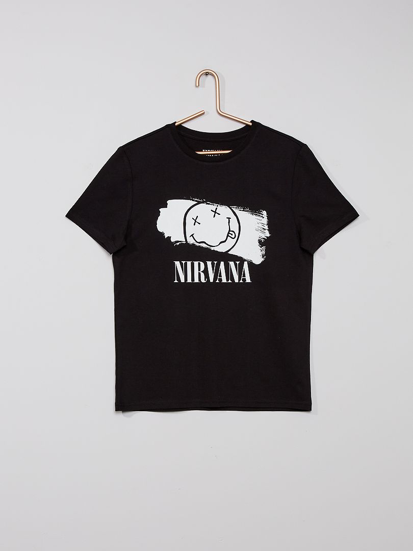 T-shirt 'Nirvana' nero - Kiabi