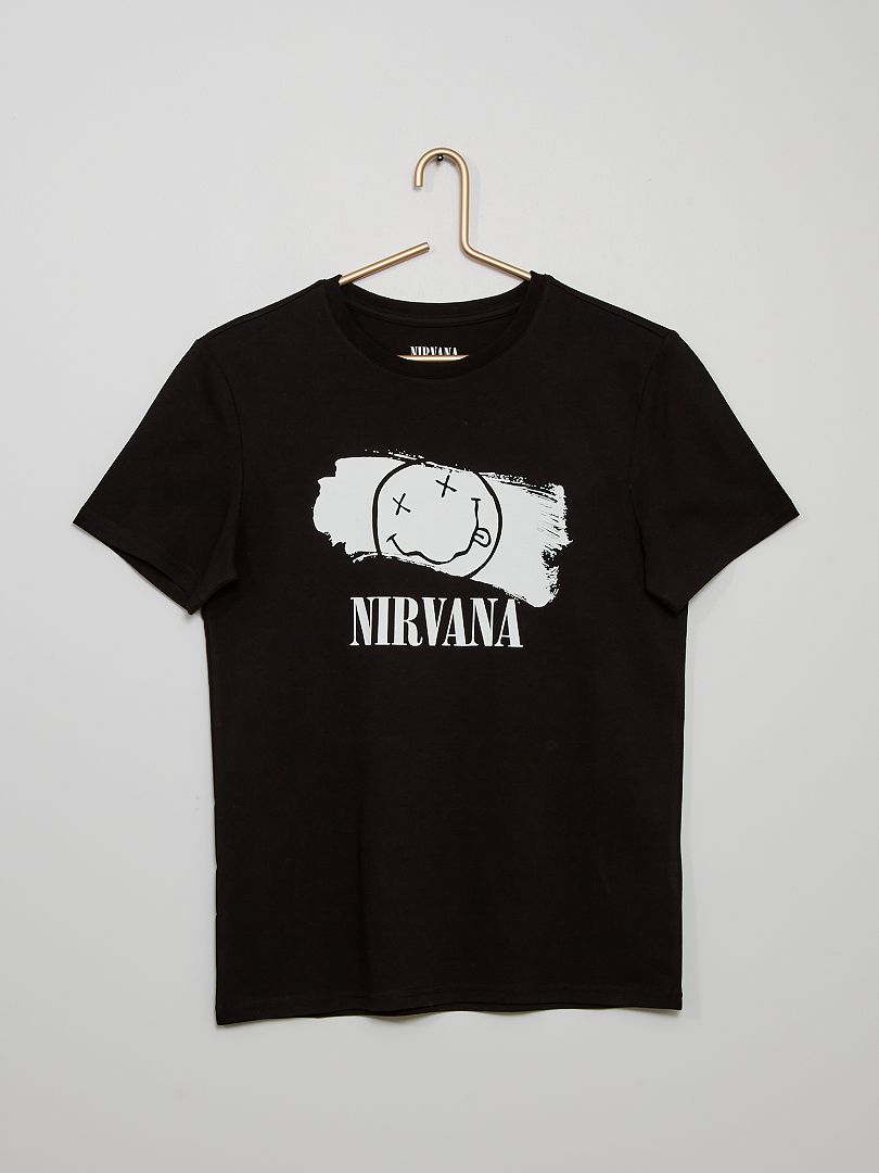 T-shirt 'Nirvana' nero - Kiabi
