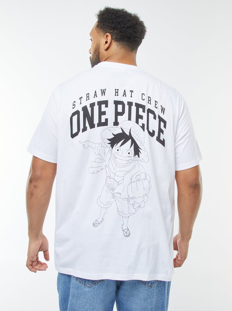 T-shirt 'One Piece' a maniche corte bianco - Kiabi