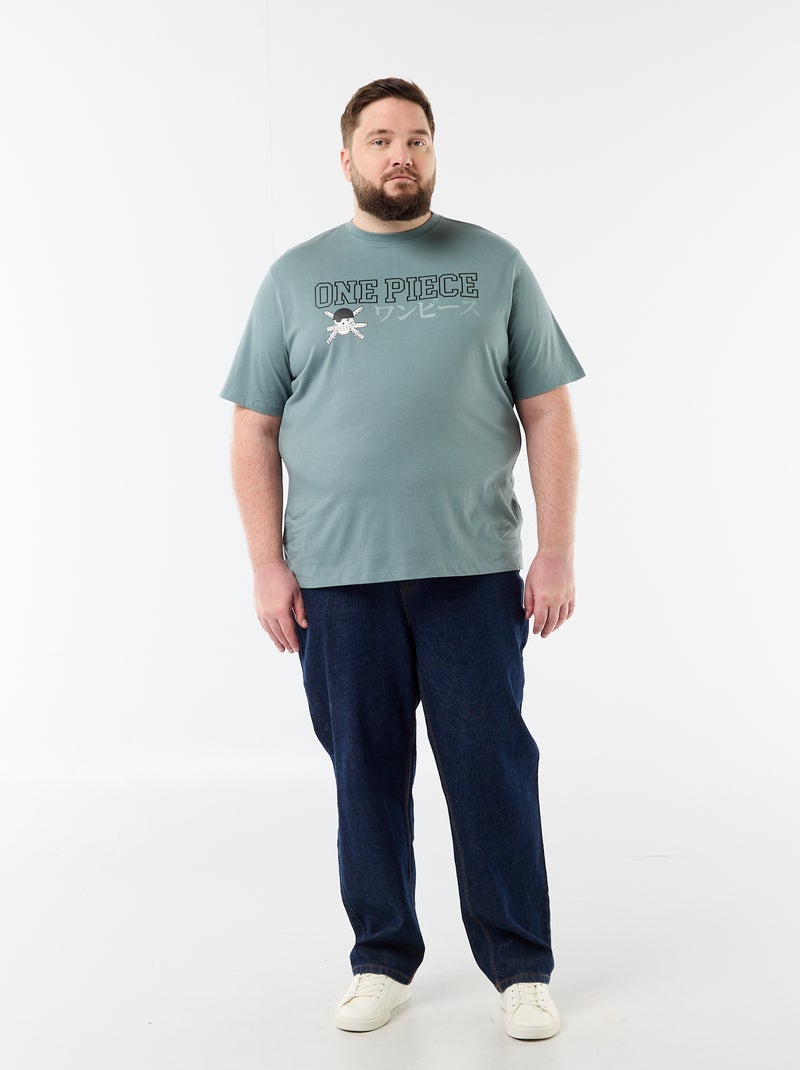T-shirt 'One Piece' a maniche corte Blu - Kiabi