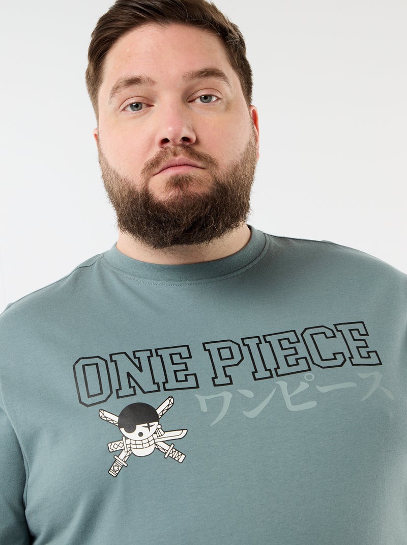 T-shirt 'One Piece' a maniche corte Blu - Kiabi