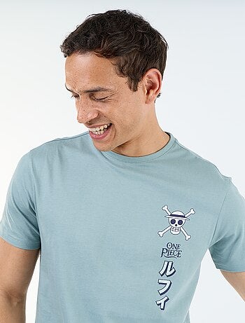 T-shirt 'One Piece' a maniche corte con stampa fronte/retro