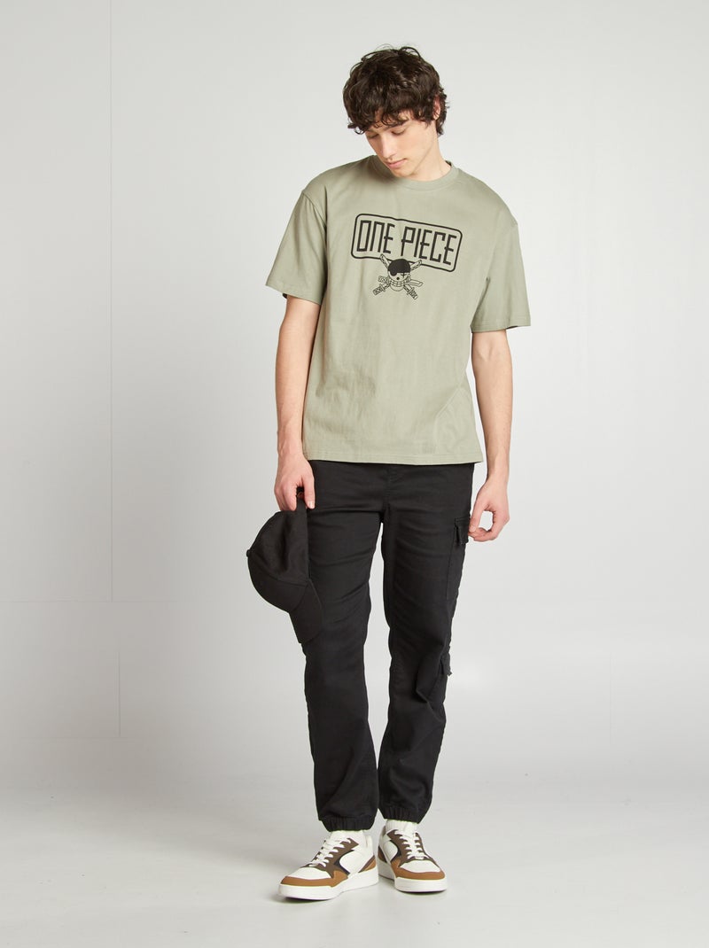 T-shirt 'One Piece' a maniche corte GRIGIO - Kiabi