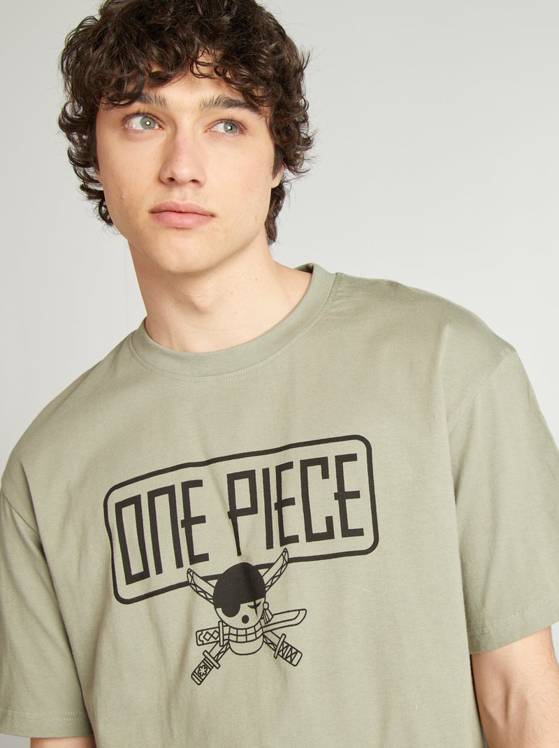 T-shirt 'One Piece' a maniche corte GRIGIO - Kiabi