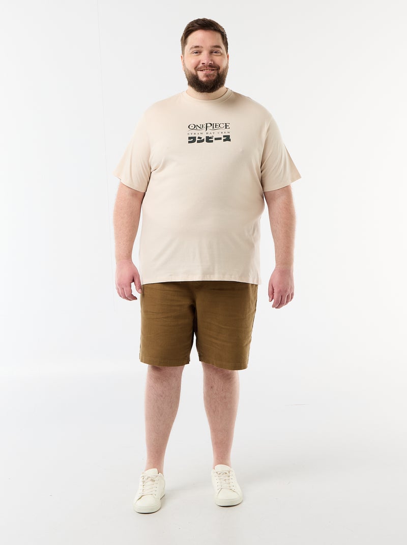 T-shirt 'One Piece' a maniche corte Grigio - Kiabi