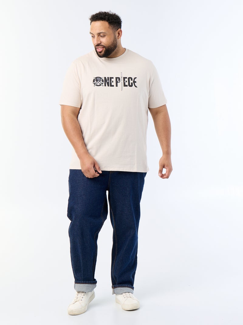 T-shirt \'One Piece\' a maniche corte Grigio - Kiabi