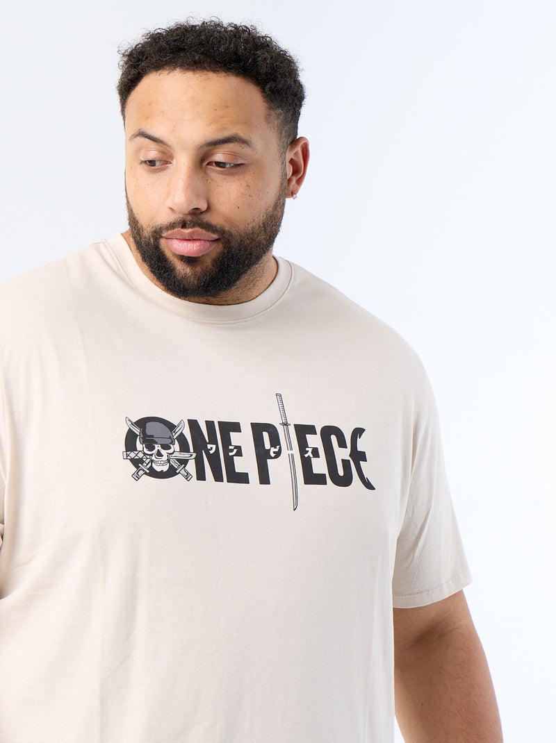 T-shirt \'One Piece\' a maniche corte Grigio - Kiabi