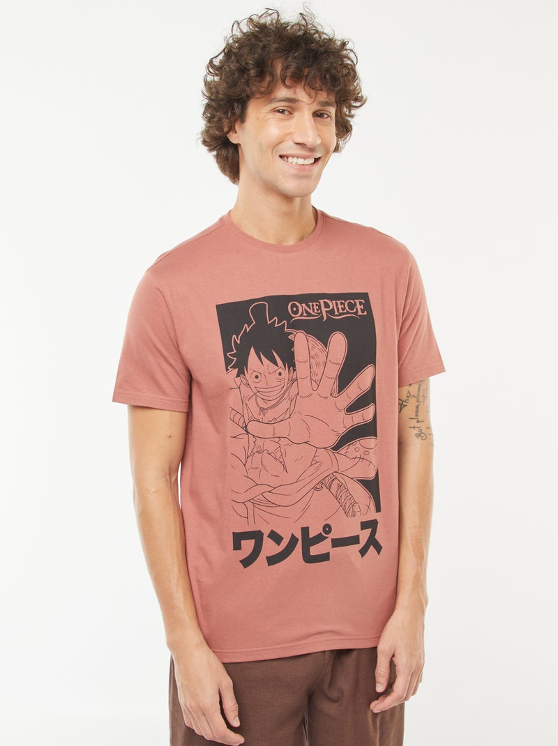 T-shirt 'One Piece' a maniche corte ROSA - Kiabi