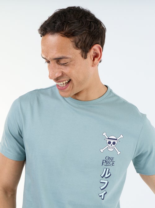 T-shirt 'One Piece' a maniche corte stampata fronte/retro - Kiabi T-shirt 'One Piece' a maniche corte stampata fronte/retro - Kiabi