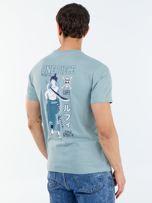 T-shirt 'One Piece' a maniche corte stampata fronte/retro - Kiabi T-shirt 'One Piece' a maniche corte stampata fronte/retro - Kiabi