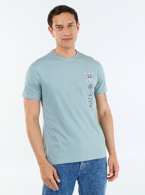 T-shirt 'One Piece' a maniche corte stampata fronte/retro - Kiabi T-shirt 'One Piece' a maniche corte stampata fronte/retro - Kiabi