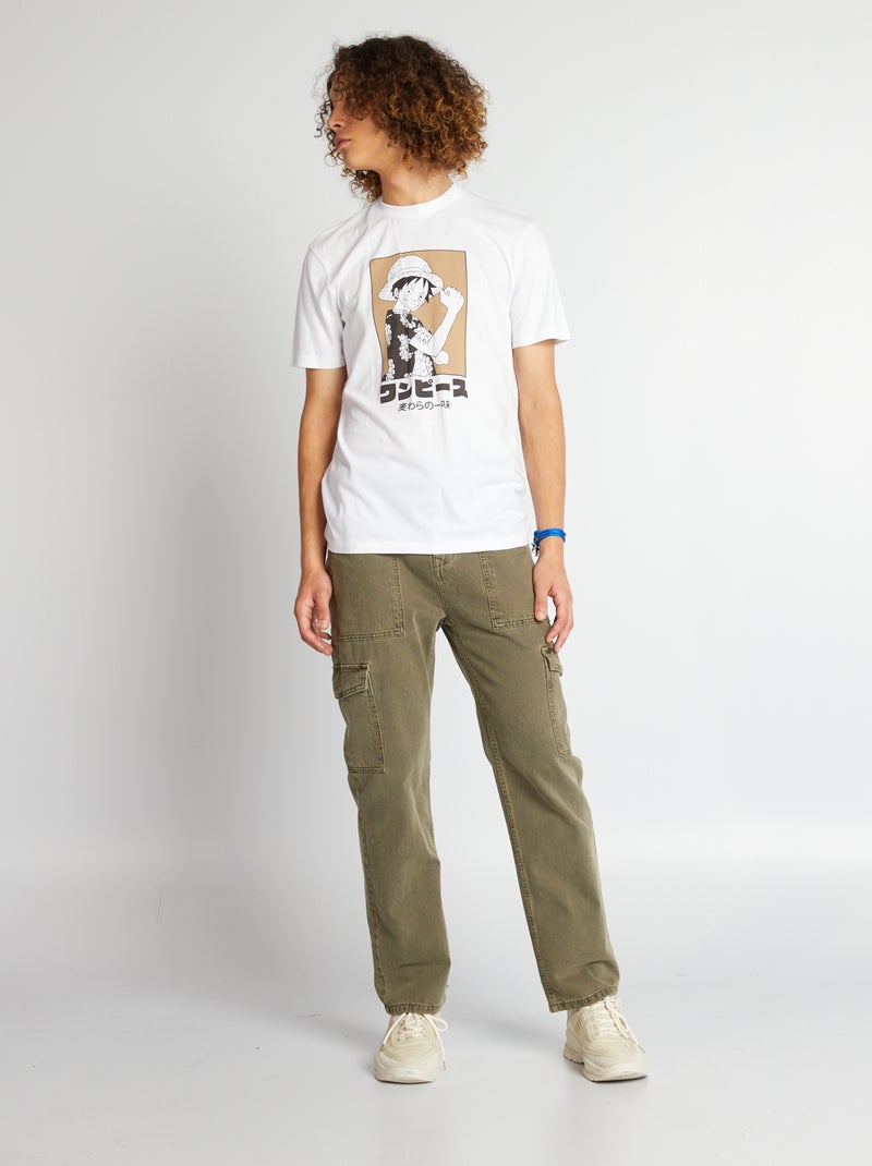T-shirt 'One Piece' BIANCO - Kiabi