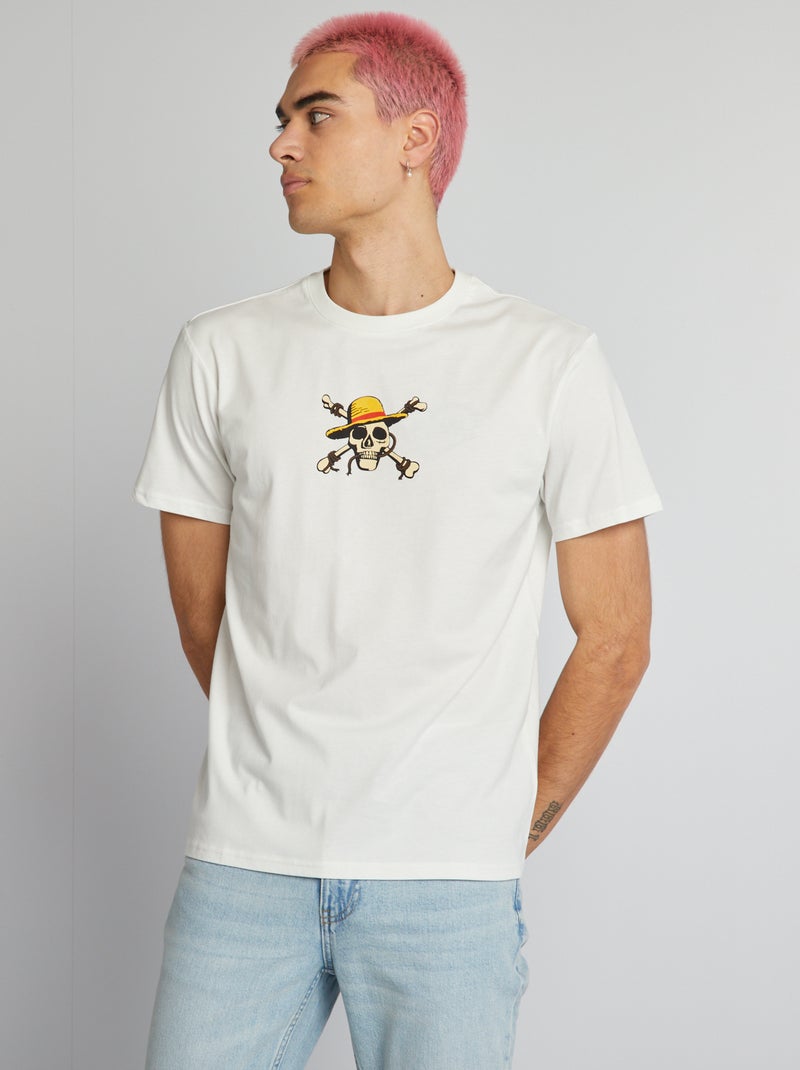 T-shirt 'One Piece' BIANCO - Kiabi