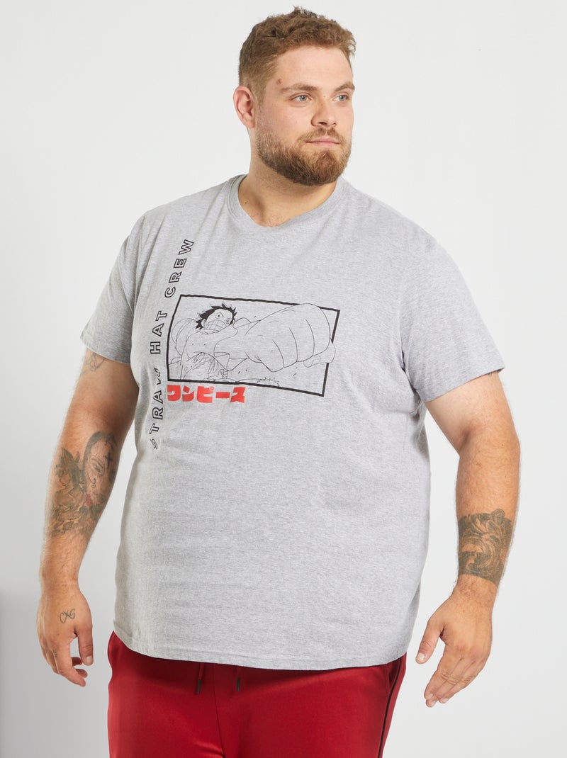 T-shirt 'One Piece' bianco - Kiabi